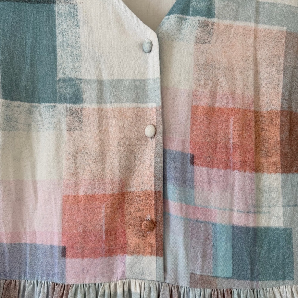 JessaKae Saddlebrook Patchwork Plaid Midi Dress w… - image 10